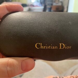 Dior Cream Glasses Case